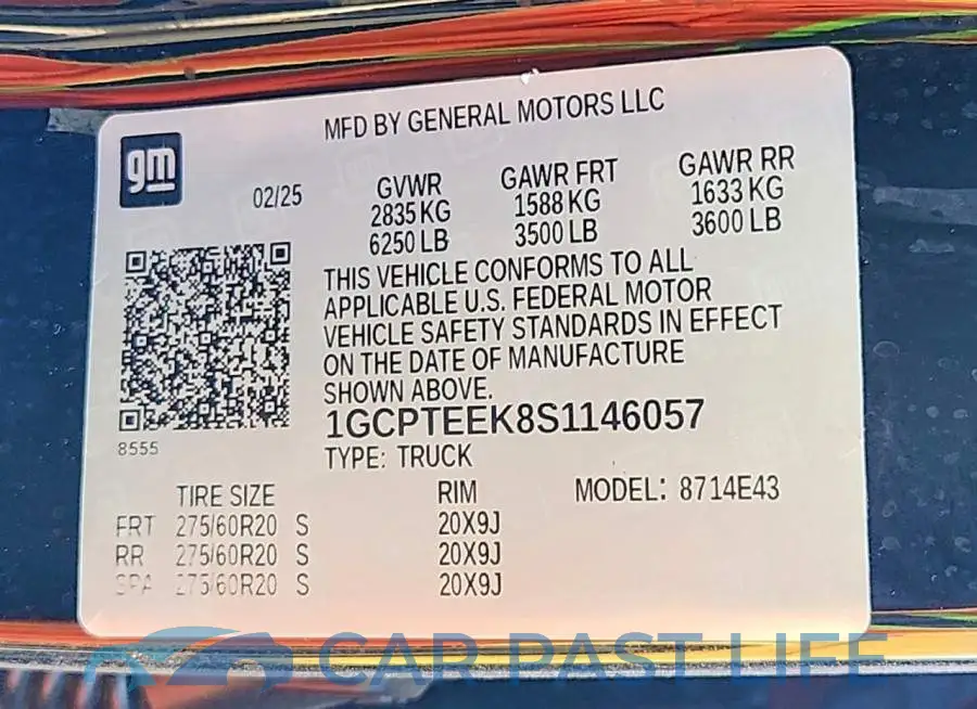 1GCPTEEK8S1146057# 12