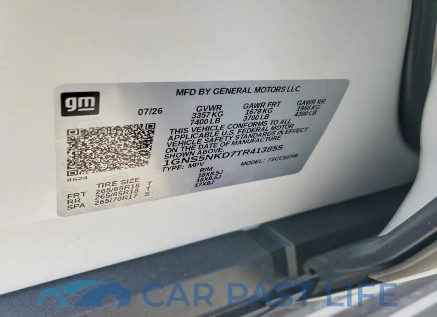 1GNS5NKD7TR413855# 14
