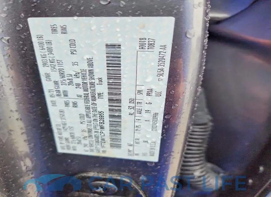 1FTEW1CP1MFB26955# 12