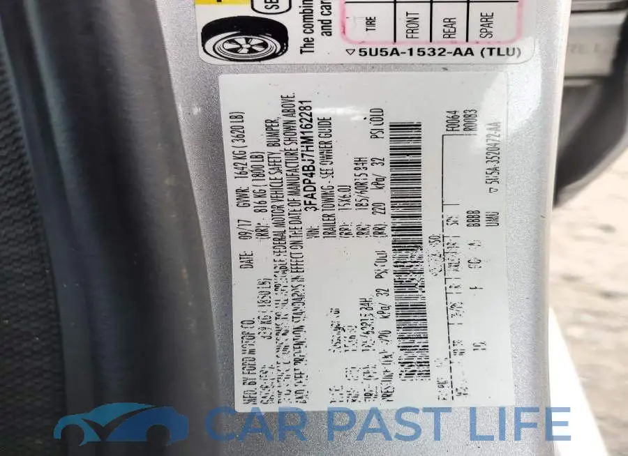 3FADP4BJ7HM162281# 12