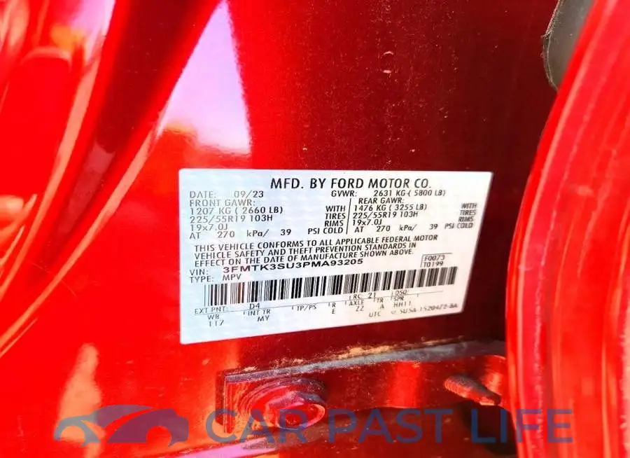 3FMTK3SU3PMA93205# 13