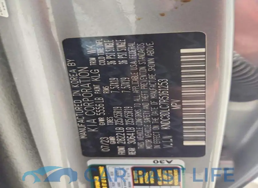KNDC3DLC7R5161253# 14
