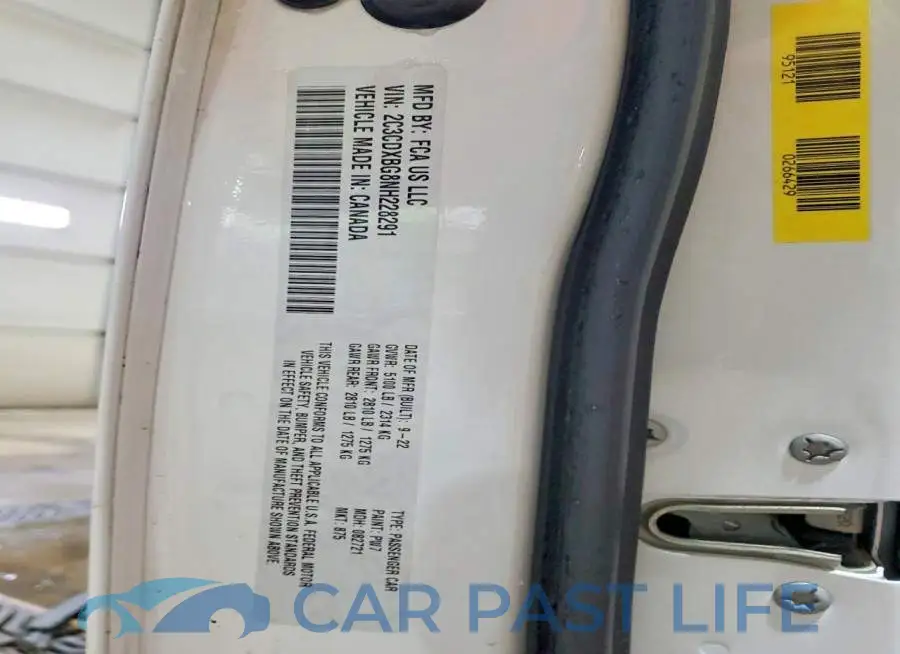 2C3CDXBG8NH228291# 12