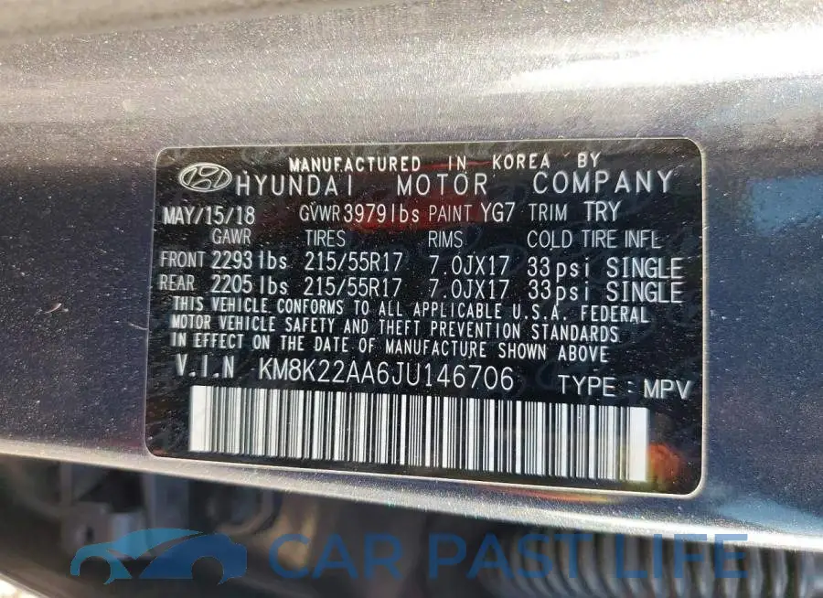 KM8K22AA6JU146706# 14