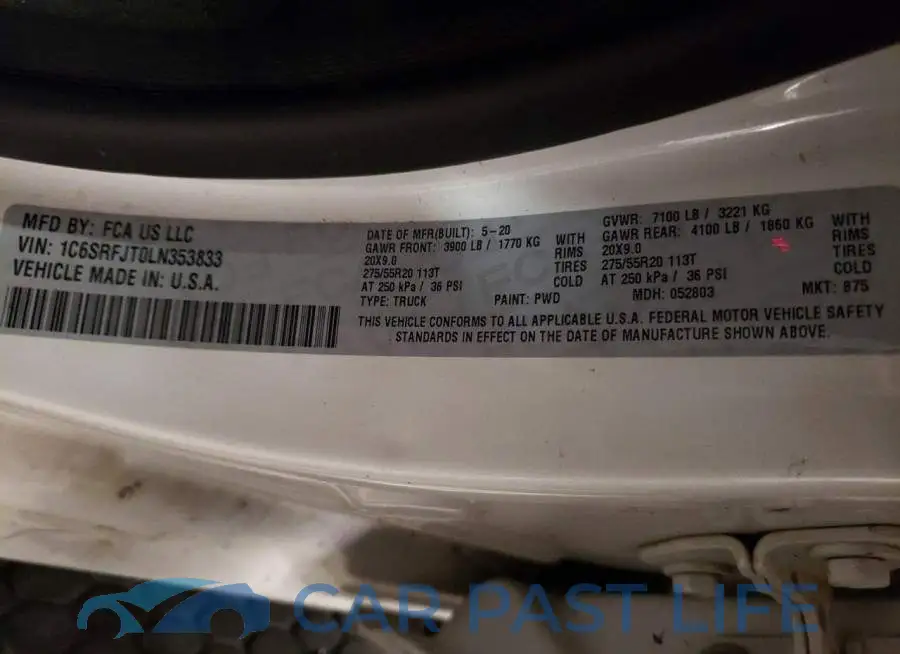 1C6SRFJT0LN353833# 12