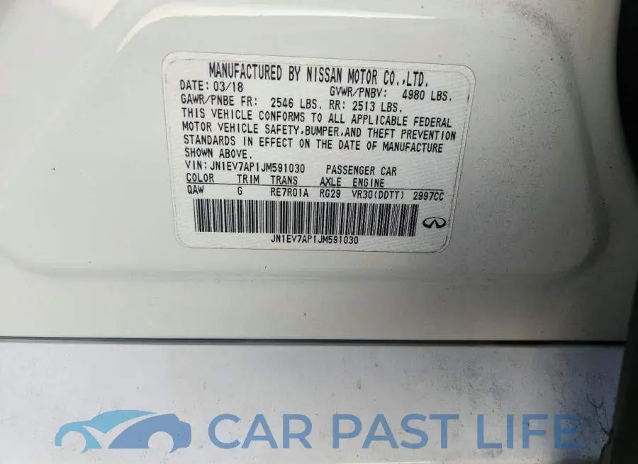 JN1EV7AP1JM591030# 12