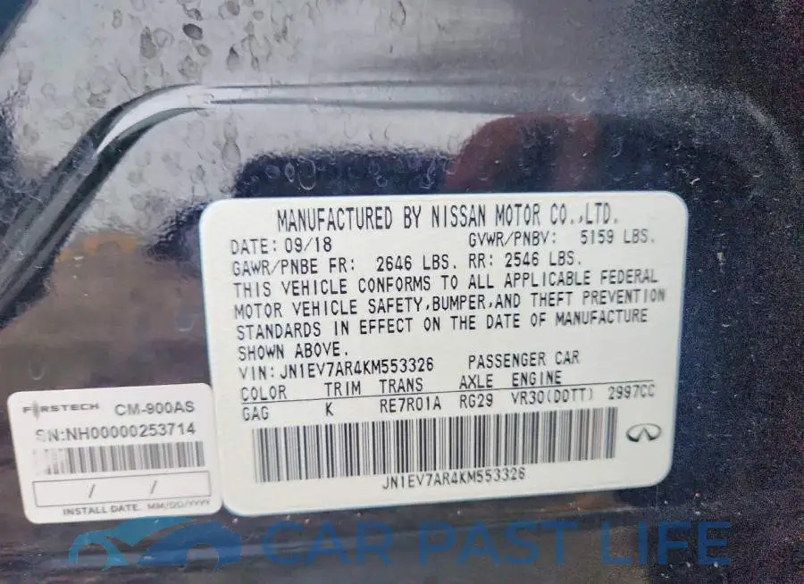 JN1EV7AR4KM553326# 12