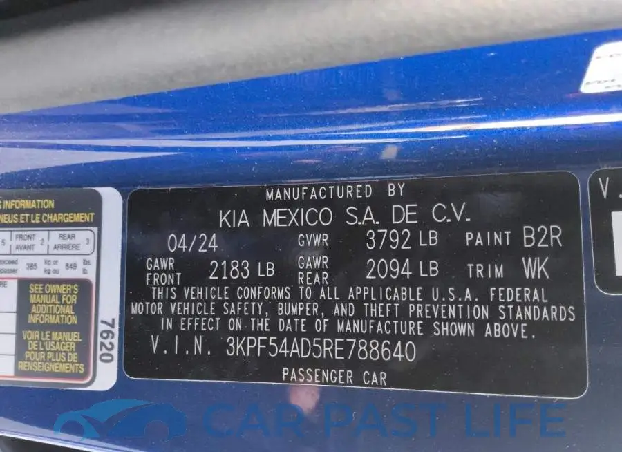 3KPF54AD5RE788640# 12