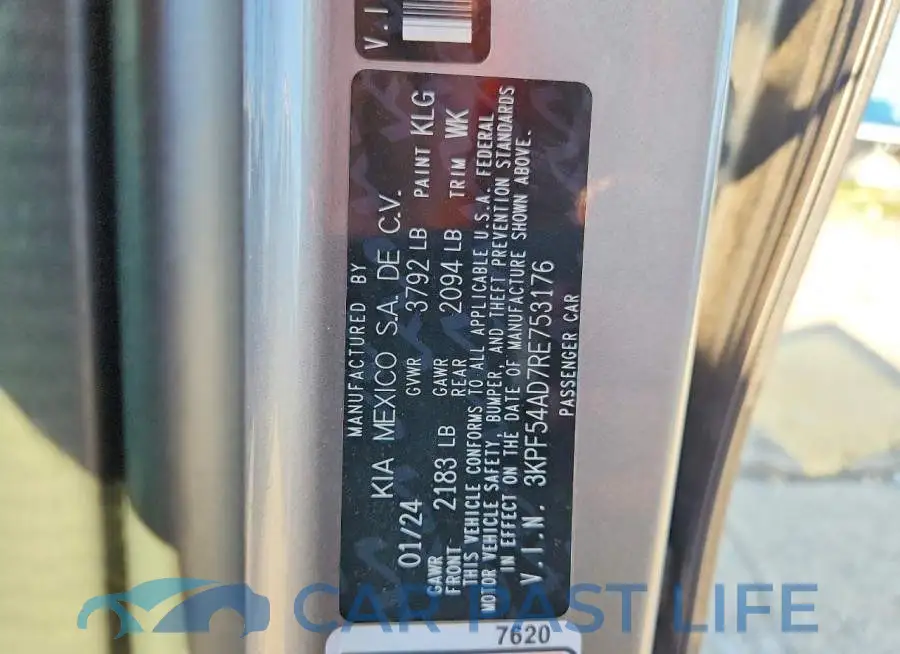 3KPF54AD7RE753176# 13