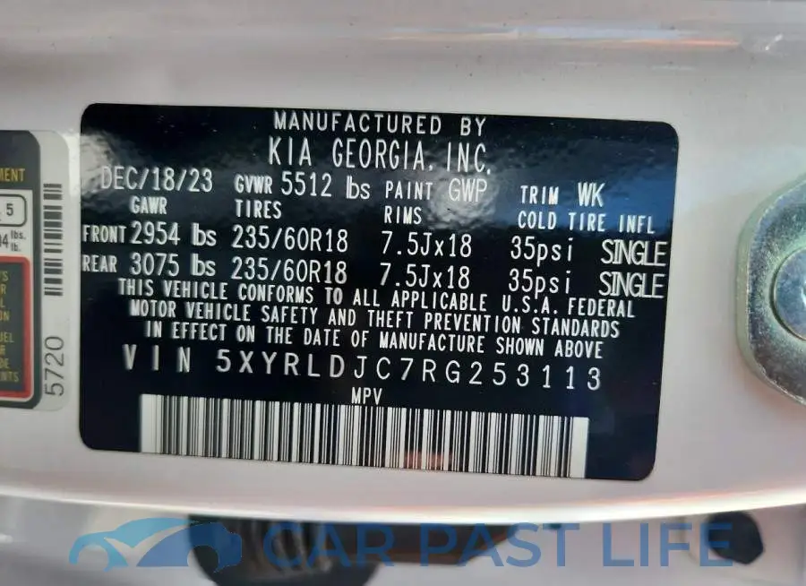 5XYRLDJC7RG253113# 14