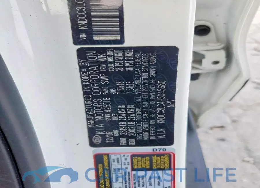 KNDCC3LC4H5045680# 12