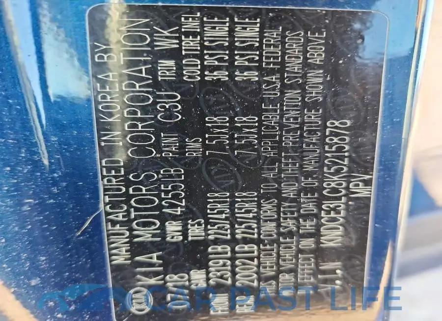 KNDCE3LC8K5215878# 13