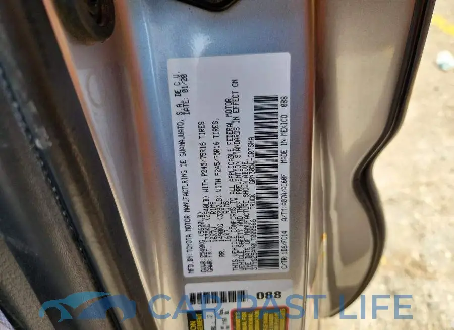 3TYSZ5AN0LT000866# 12