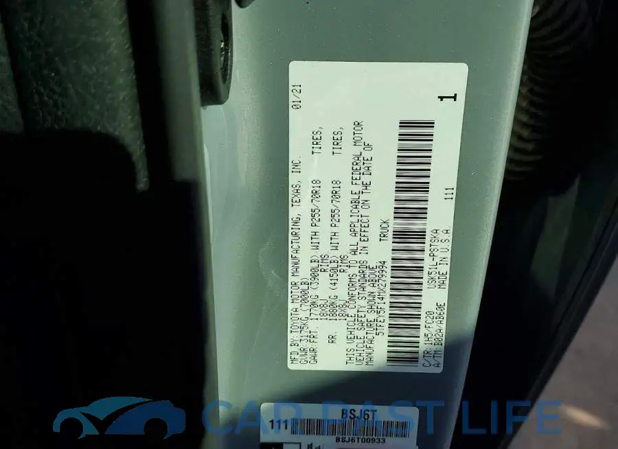 5TFEY5F14MX279994# 12