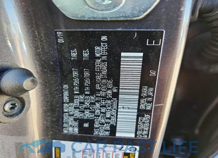 JTEBU5JR0K5666624# 13