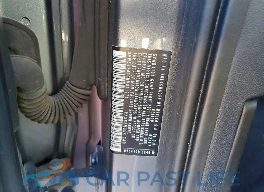 3VW517AT0HM811274# 13