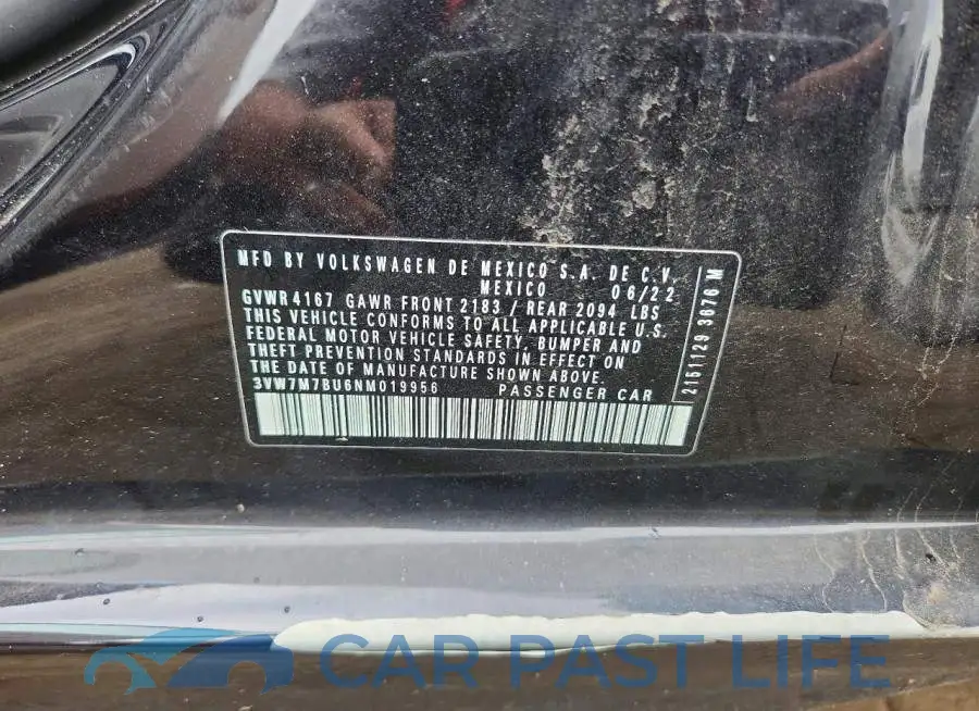 3VW7M7BU6NM019956# 12