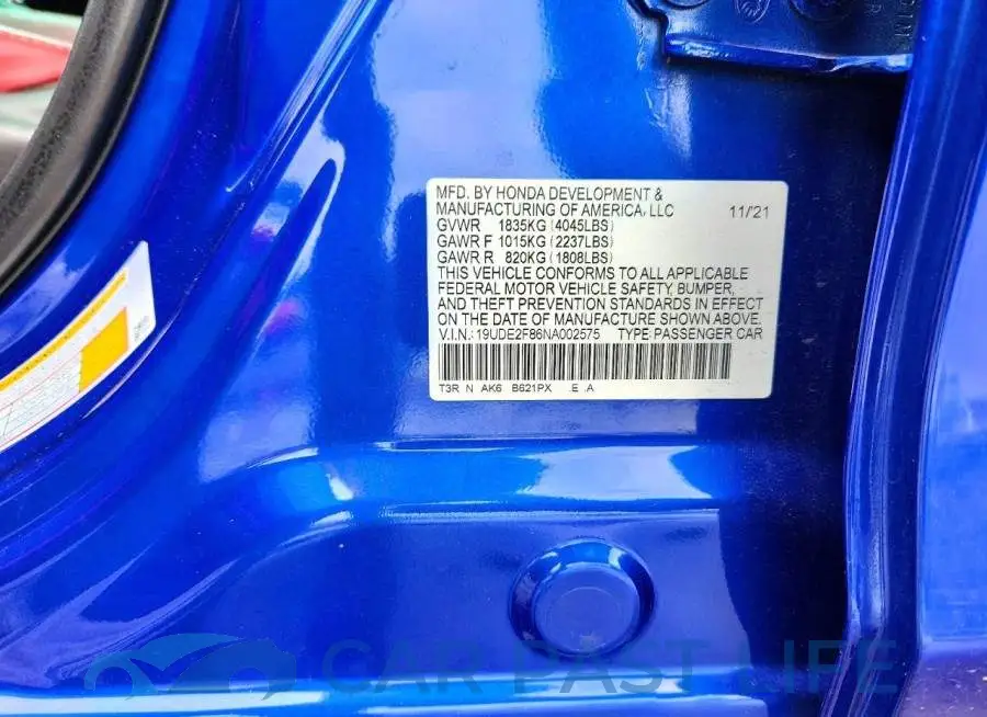 19UDE2F86NA002575# 12