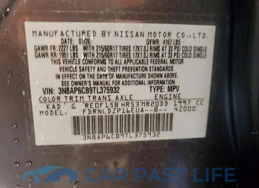 3N8AP6CB9TL375932# 13