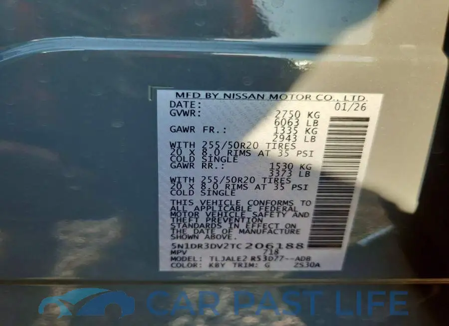 5N1DR3DV2TC206188# 13