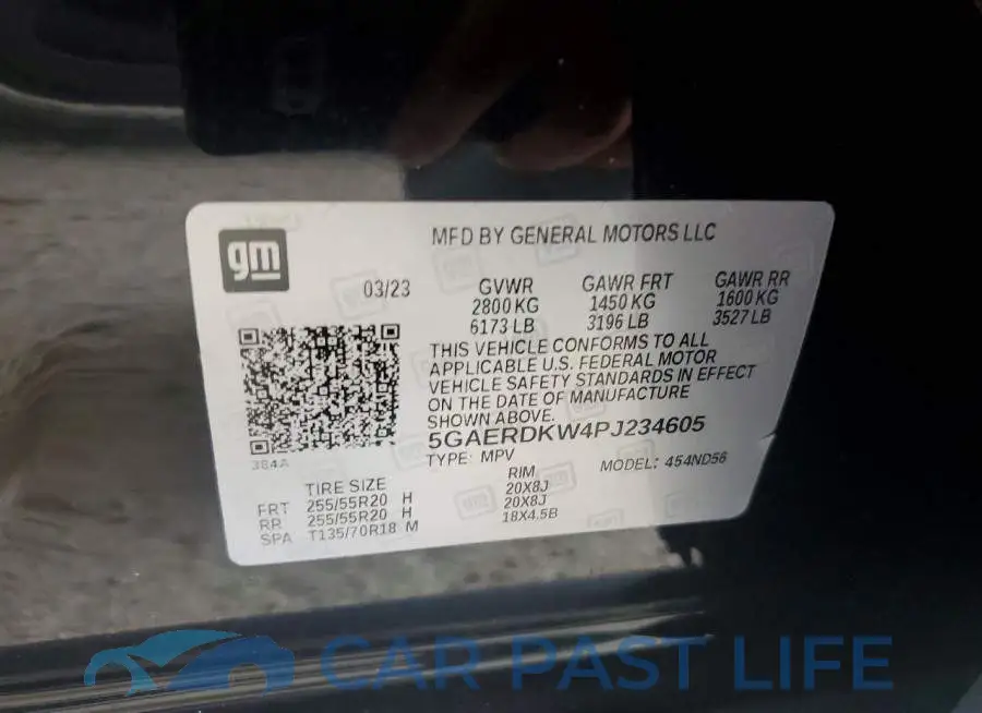 5GAERDKW4PJ234605# 14