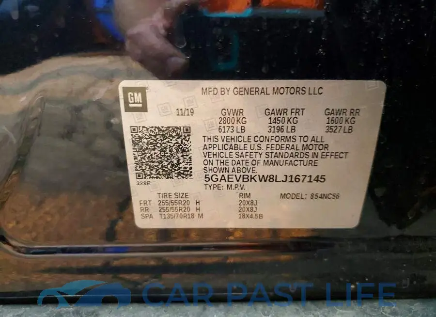 5GAEVBKW8LJ167145# 14