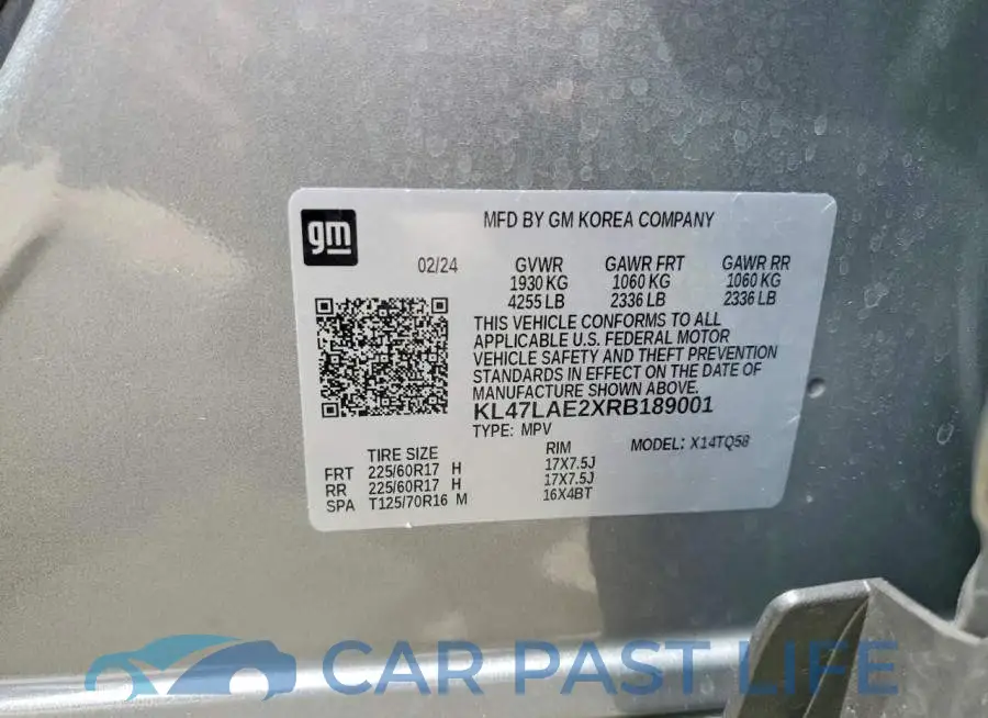 KL47LAE2XRB189001# 13