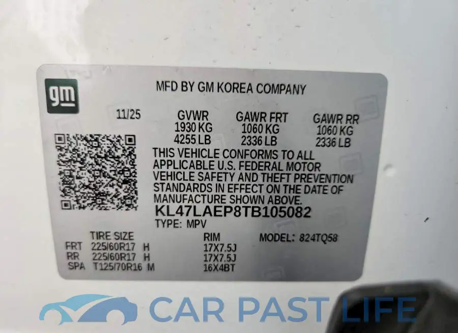 KL47LAEP8TB105082# 13