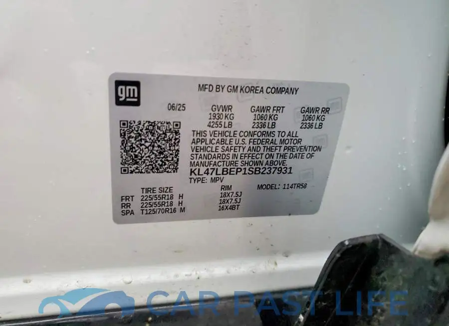 KL47LBEP1SB237931# 13