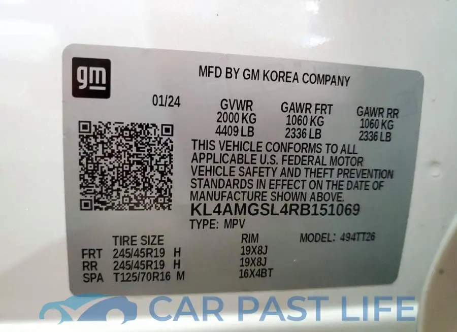 KL4AMGSL4RB151069# 13
