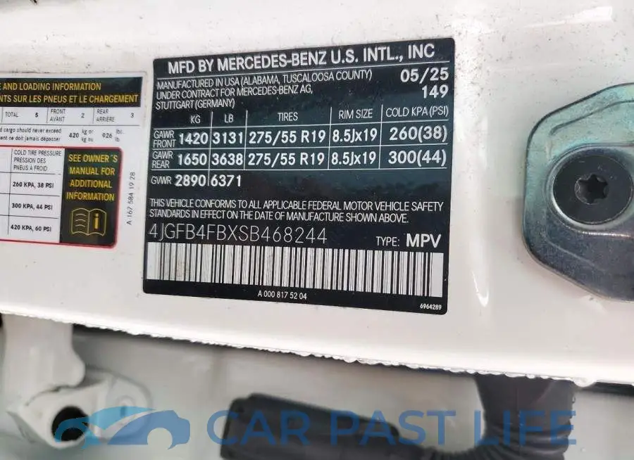 4JGFB4FBXSB468244# 13