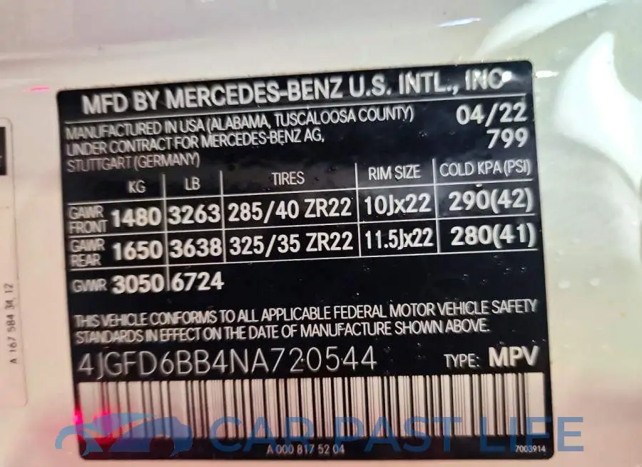 4JGFD6BB4NA720544# 14