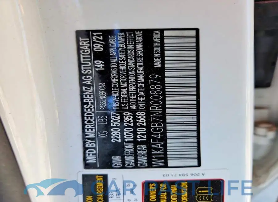 W1KAF4GB7NR008879# 13