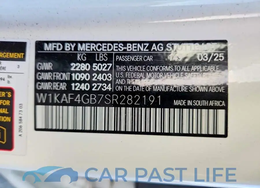W1KAF4GB7SR282191# 13