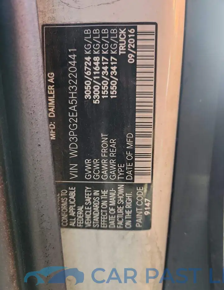 WD3PG2EA5H3220441# 13