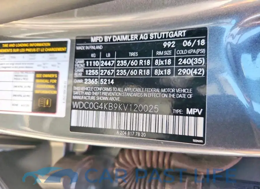 WDC0G4KB9KV120025# 13