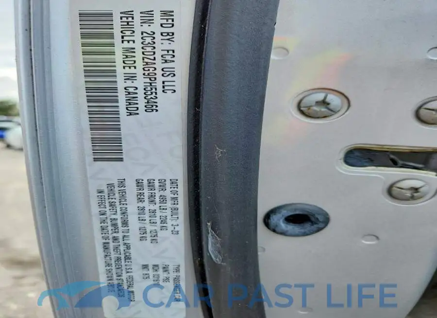 2C3CDZAG9PH553466# 12