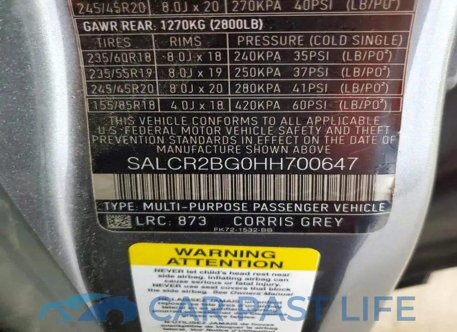 SALCR2BG0HH700647# 13