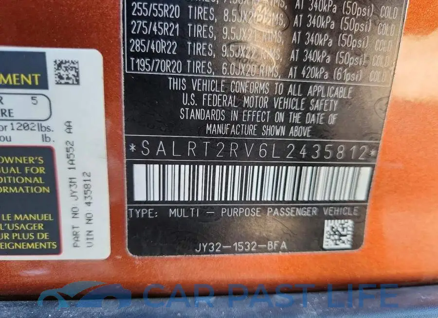 SALRT2RV6L2435812# 14
