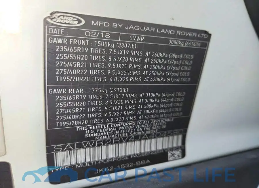 SALWR2RV4JA404580# 12