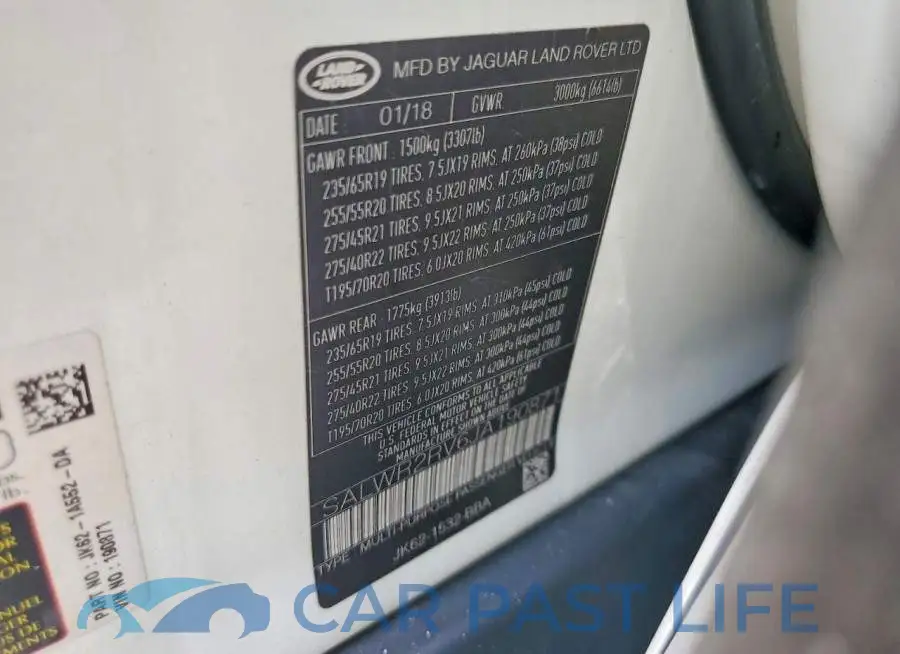 SALWR2RV6JA190871# 13