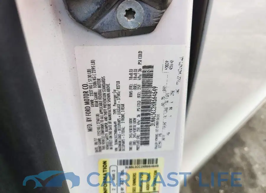 3LN6L5CC2HR664649# 12