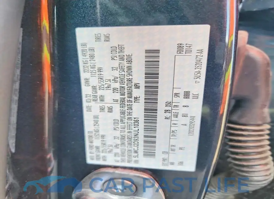 5LMCJ2D93NUL10361# 13