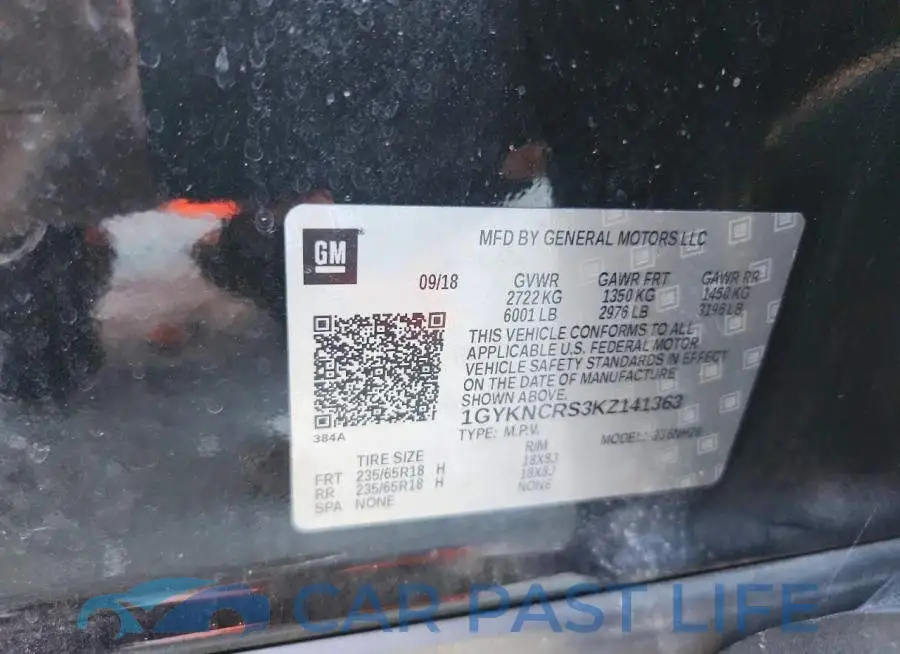 1GYKNCRS3KZ141363# 13