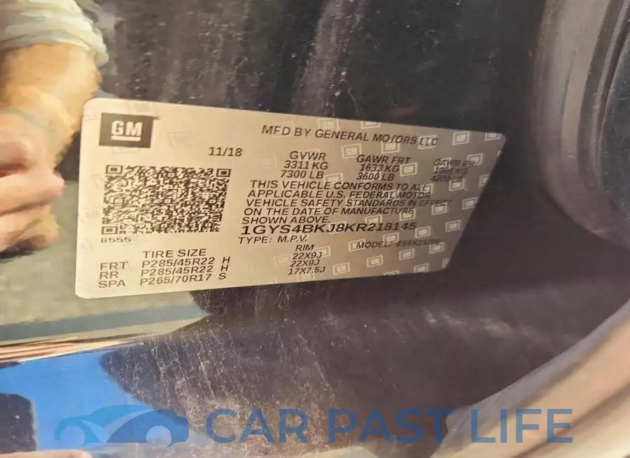1GYS4BKJ8KR218145# 13