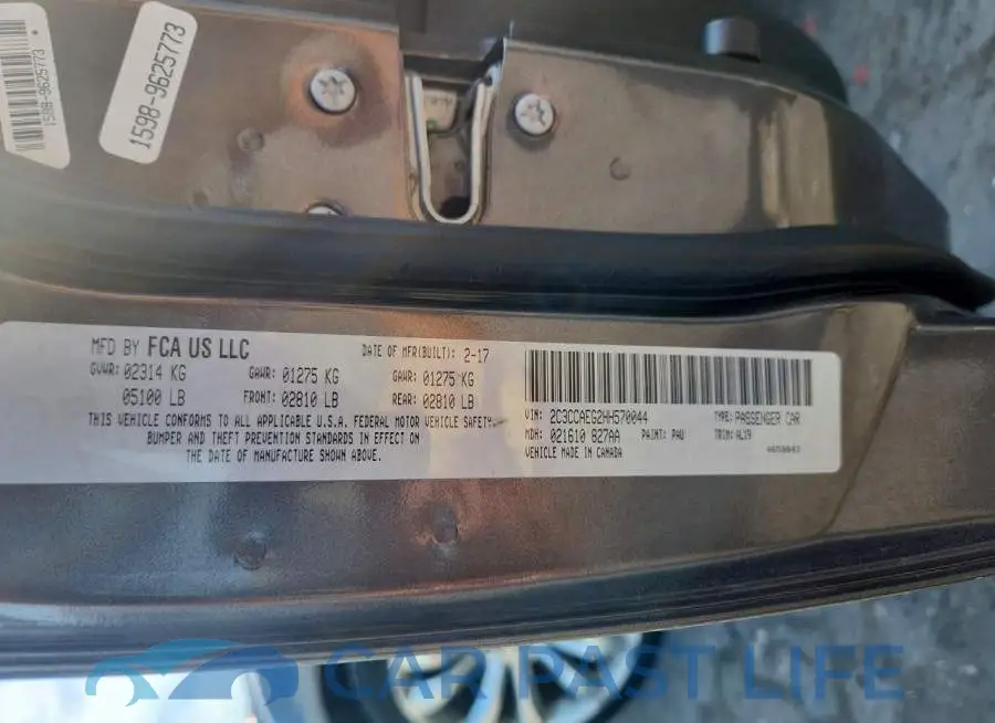 2C3CCAEG2HH570044# 12