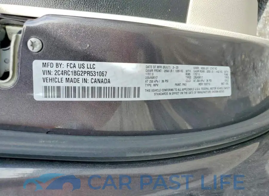 2C4RC1BG2PR531067# 14