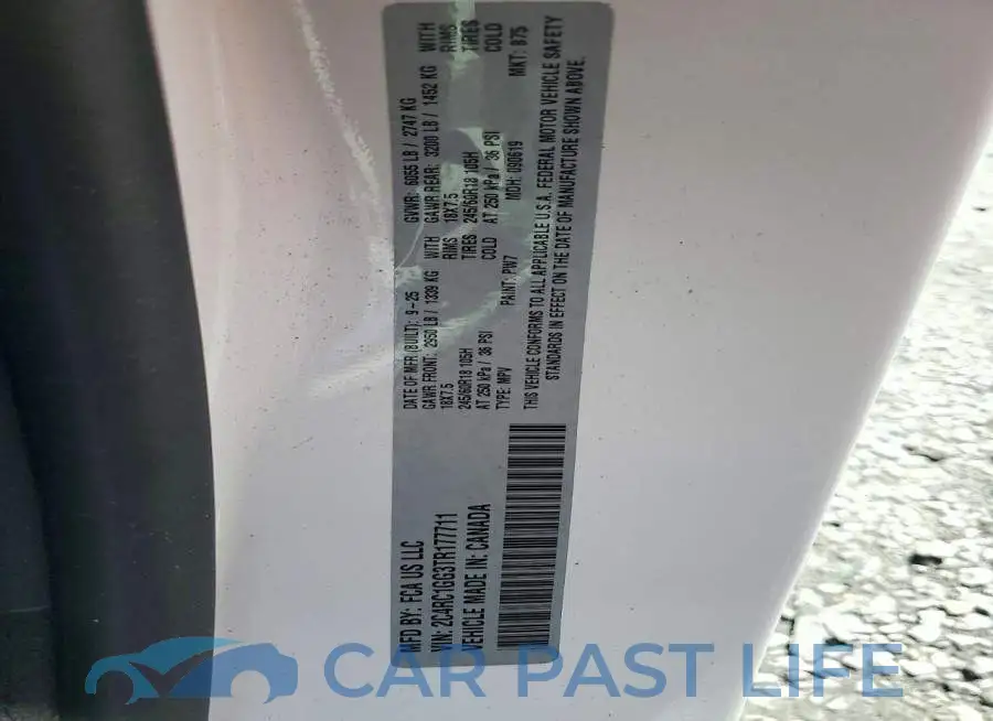 2C4RC1GG3TR177711# 13