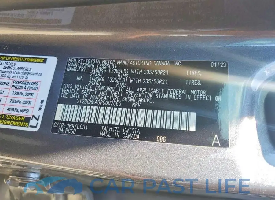 2T2BCMEA0PC002660# 13