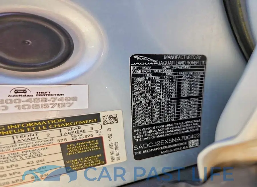 SADCJ2EX5NA700422# 13